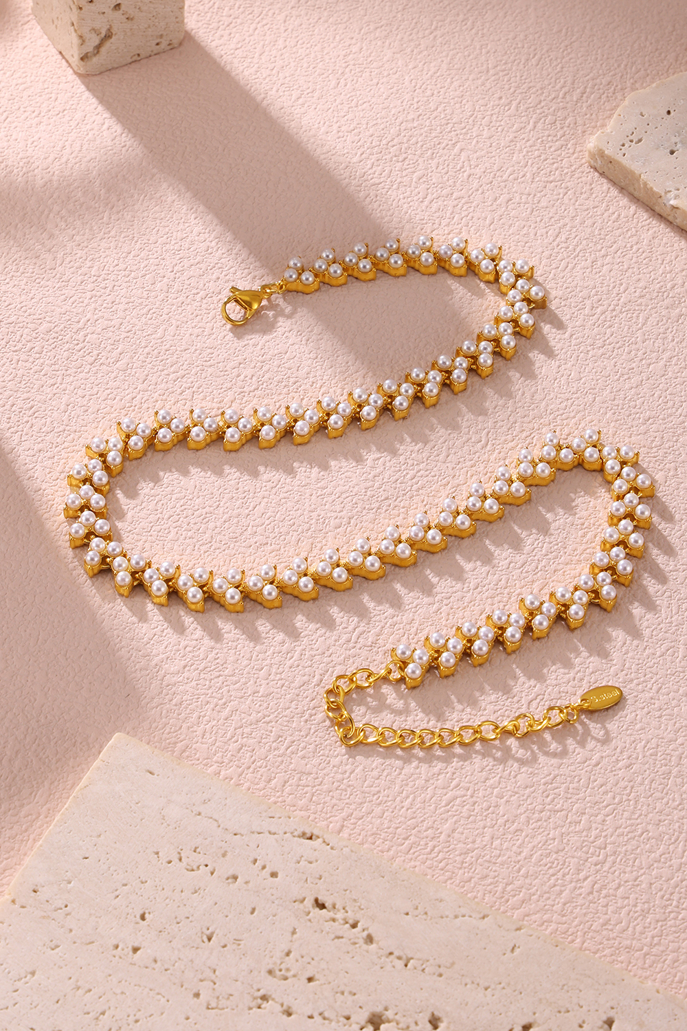 PVD Coated Real Gold Plated 18K Gold Geometric 304 Stainless Steel Vintage Style Classic Style Waterproof Non Tarnish 304 Stainless Steel Necklace