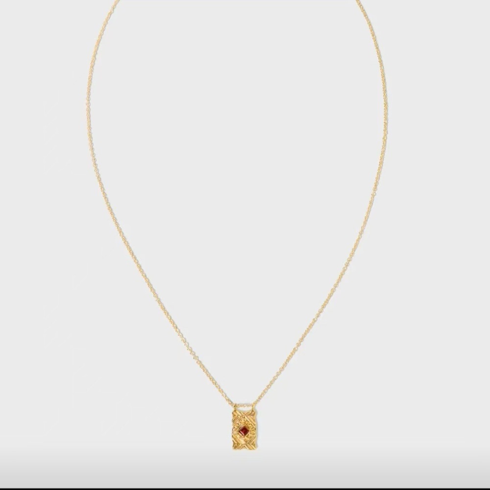 Minimalist Design Black Rose Gold Geometric Agate Pendant Necklace Simple Custom Women's Accessories