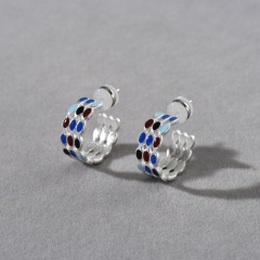 A Pair of Silver Earrings