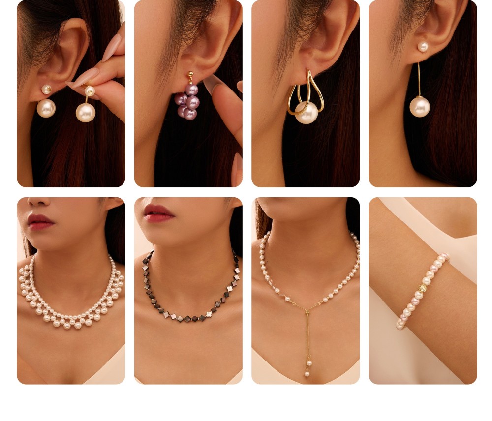 925 Sterling Silver Silver Pendant Necklace For Women December Birthstone Geometric Enamel Charm Jewelry Accessories