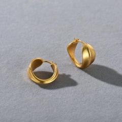 A Pair of Gold Earrings