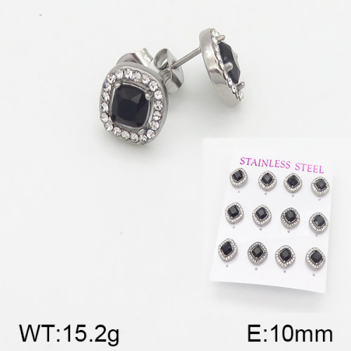 INS New  Fashion Titanium Steel Round Studs Women's 18K Gold Stainless Steel Lovely Element Earrings Earrings Niche Design High Earrings