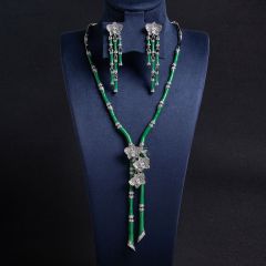 White Three-piece Set on White Background