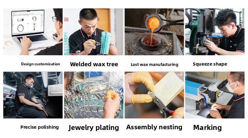 Multi-layer Flat Chain Necklace Gold Plated Stainless Steel Non-fading Geometric Women Jewelry Accessories