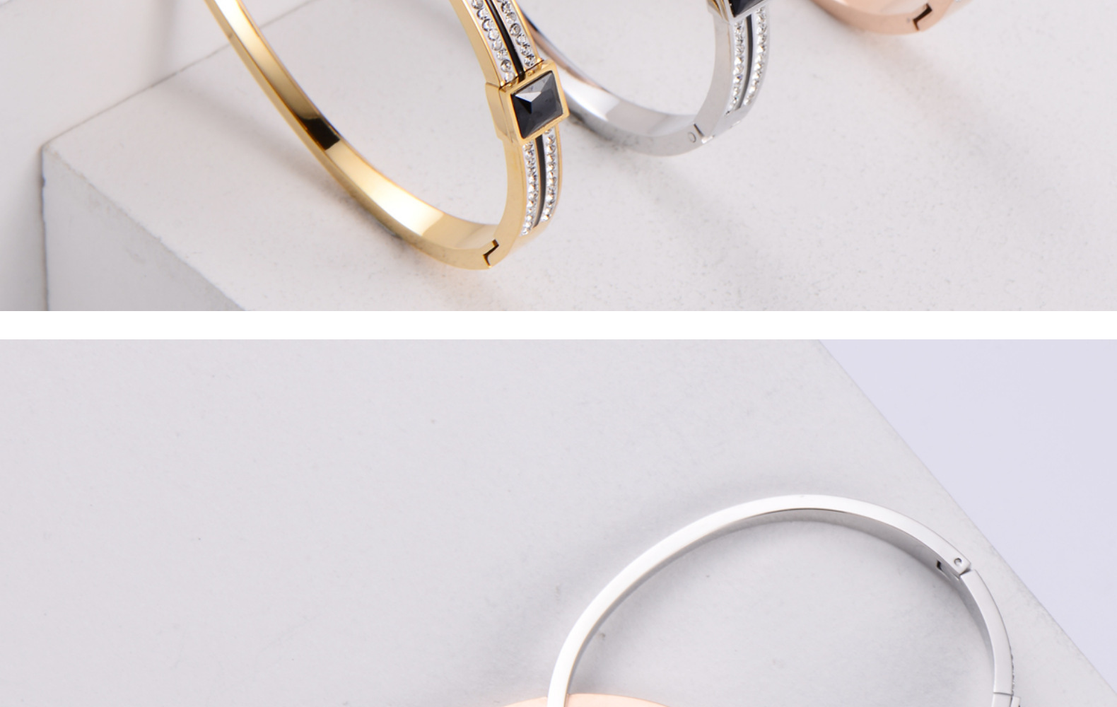 PVD Coated 18K Gold Plated Stainless Steel Waterproof Non Tarnish 304 Stainless Steel