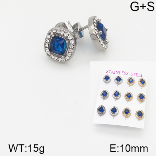 INS New  Fashion Titanium Steel Round Studs Women's 18K Gold Stainless Steel Lovely Element Earrings Earrings Niche Design High Earrings