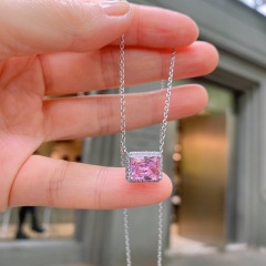 Pink Diamond Necklace