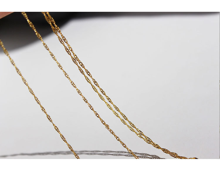 Wholesale Jewelry IG Style Romantic Sweet Rose Brass 24K Gold Plated Enamel Three-dimensional Necklace