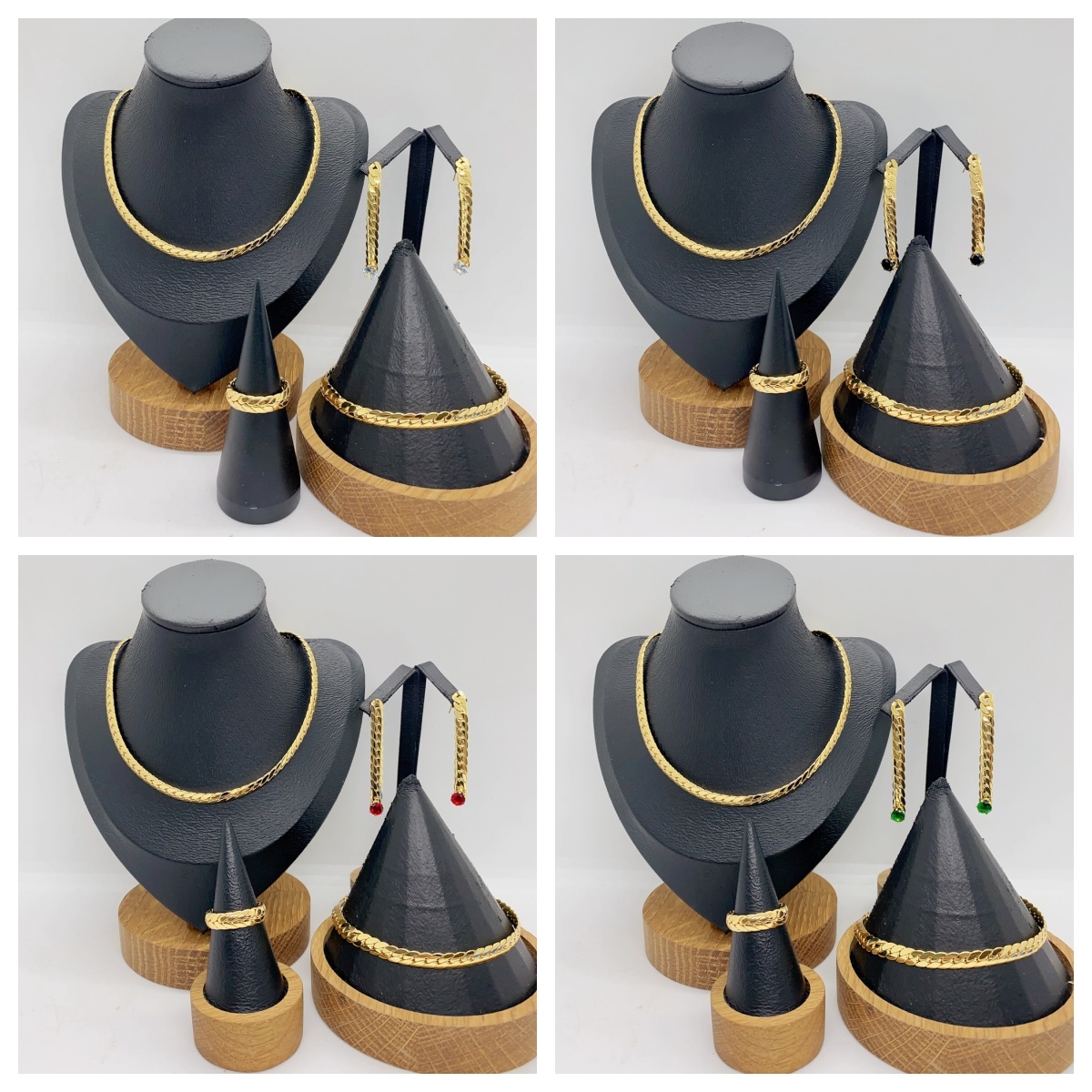 1 Pair Basic Modern Style Classic Style Pentagram Round Heart Shape Inlay Copper Zircon Drop Earrings