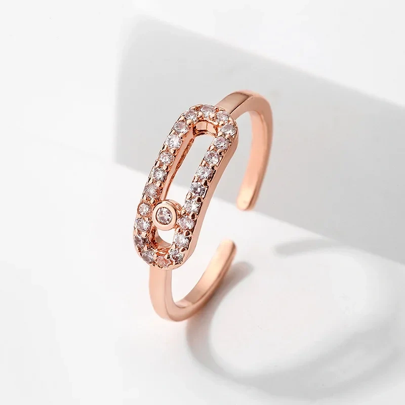 Classic Double Layer Geometric Necklace Earrings Ring Bracelet Set Luxury Fashion Jewelry Accessories For Women