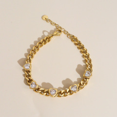 Aks960 Gold + White Heart