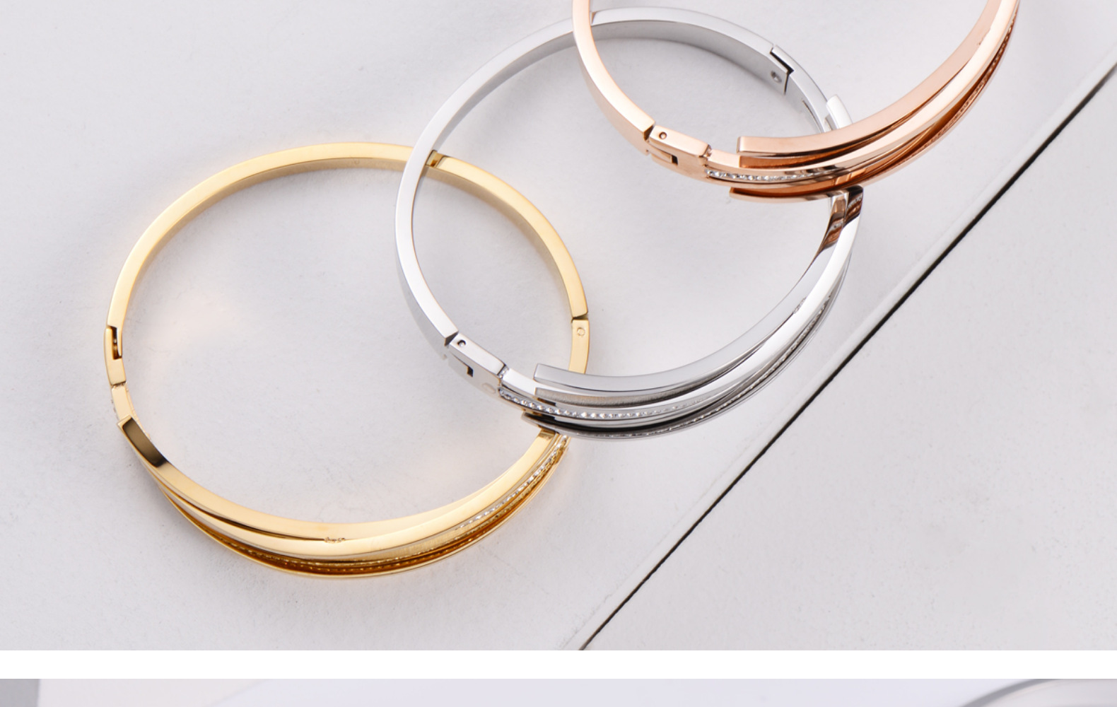 PVD Coated 18K Gold Plated Stainless Steel Waterproof Non Tarnish