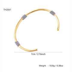 Gold Steel Bracelet Th2061