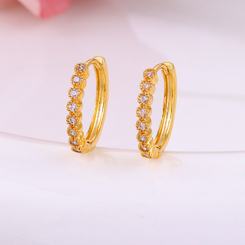 Minimalist Gold-Plated Clip-On Earring Set No Piercing Jewelry Accessories