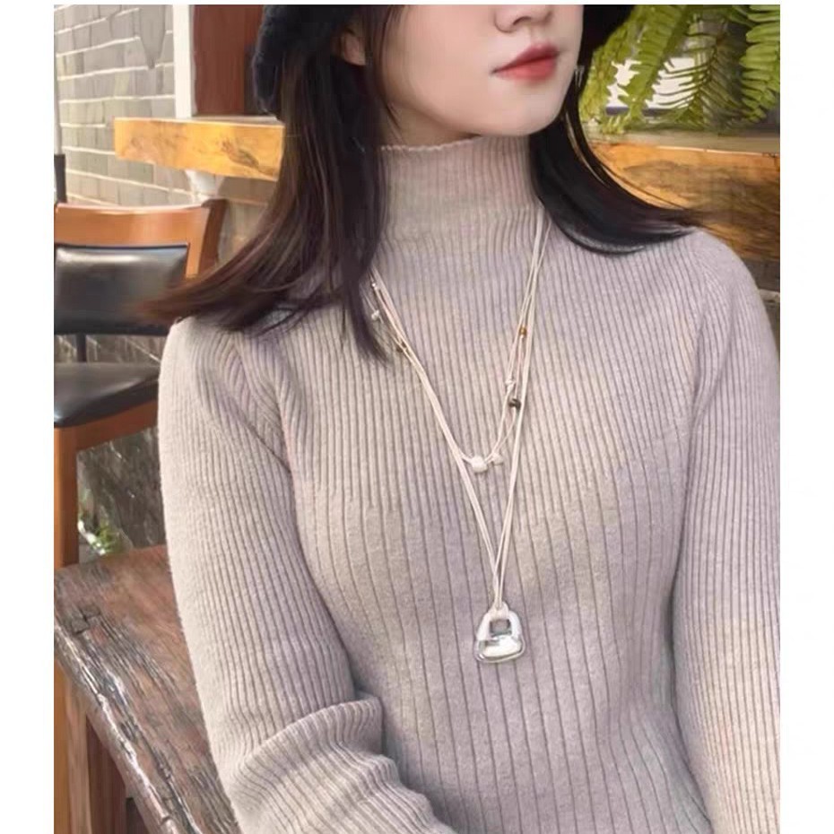 Special-Interest Design Natural Stone Beaded Hand-Woven High-Grade Pendant Necklace Accessories Women's Fashion Accessories Jewellery