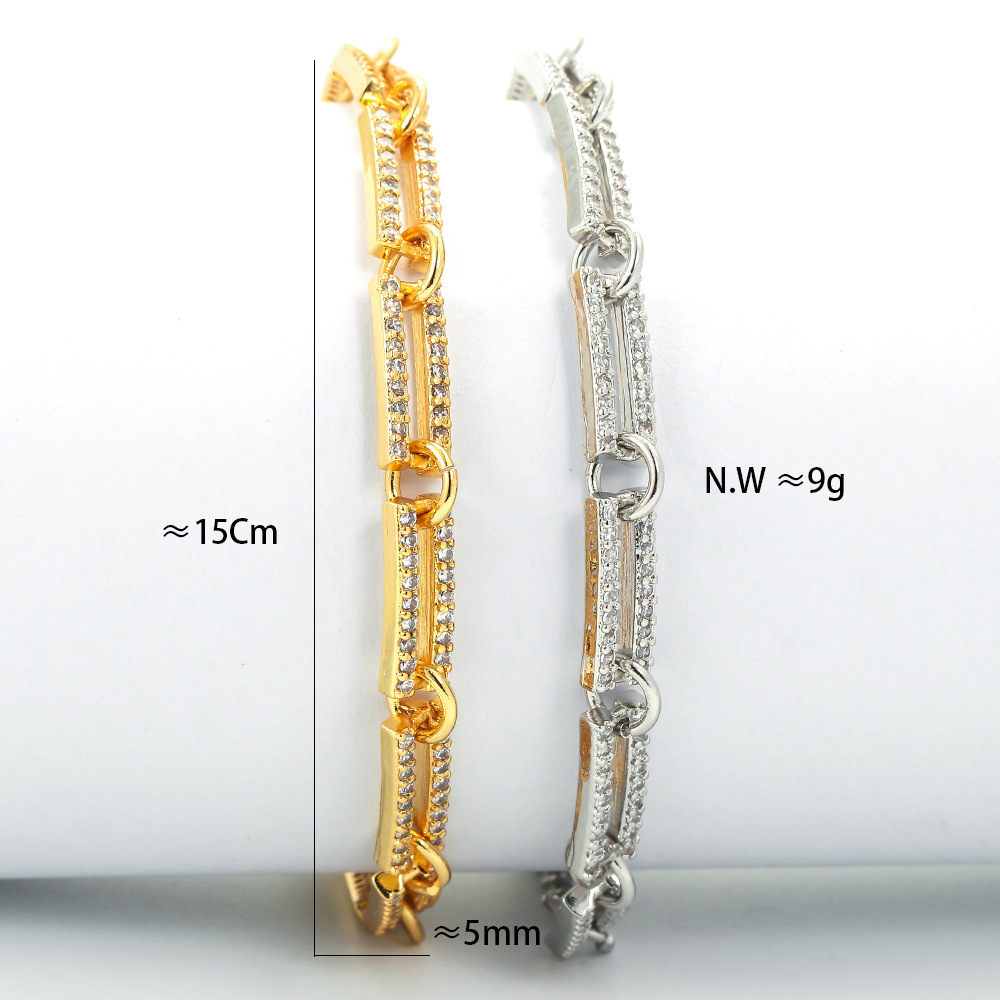 Korean Fashion Couple Bracelet Ring Buckle Bracelet Ins Hip Hop Cold Style Men's Bracelet Cross-border Sold Jewelry