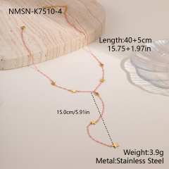 NMSN-K7510-4 Five-pointed Star Pink