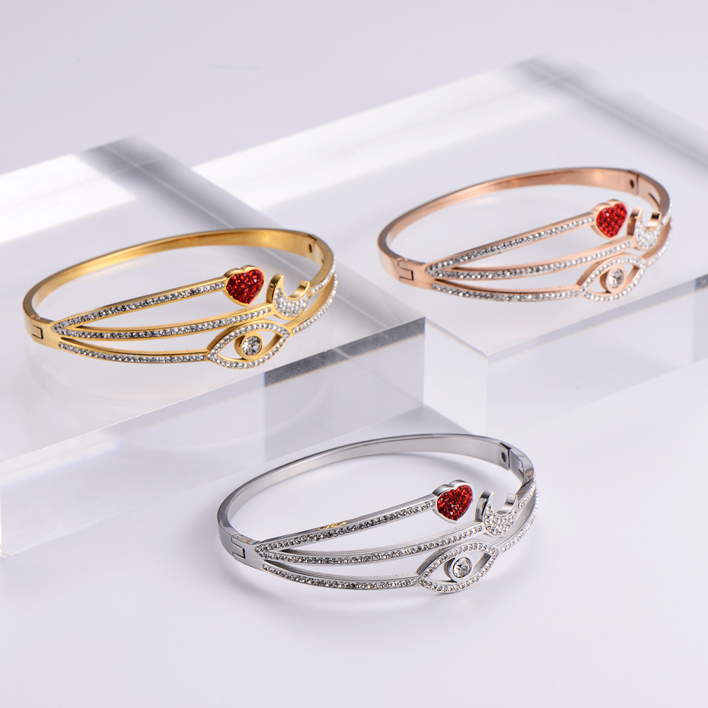Simple Style Crown Stainless Steel 18K Gold Plated Rose Gold Plated Artificial Rhinestones In Bulk