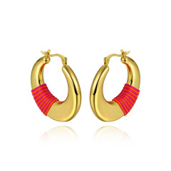 Red earrings