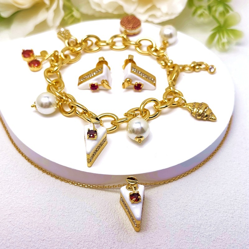 4-piece Stainless Steel Design Sense Classical Hollow Geometric Necklace Earrings Ring Jewelry Set Suitable For Party Celebration Festival Wear