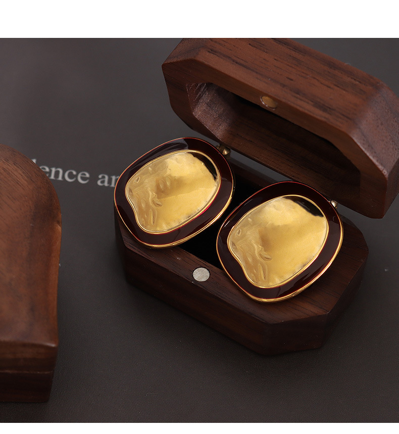 PVD Coated Real Gold Plated 18K Gold Irregular 304 Stainless Steel Retro Waterproof Non Tarnish Ear Studs