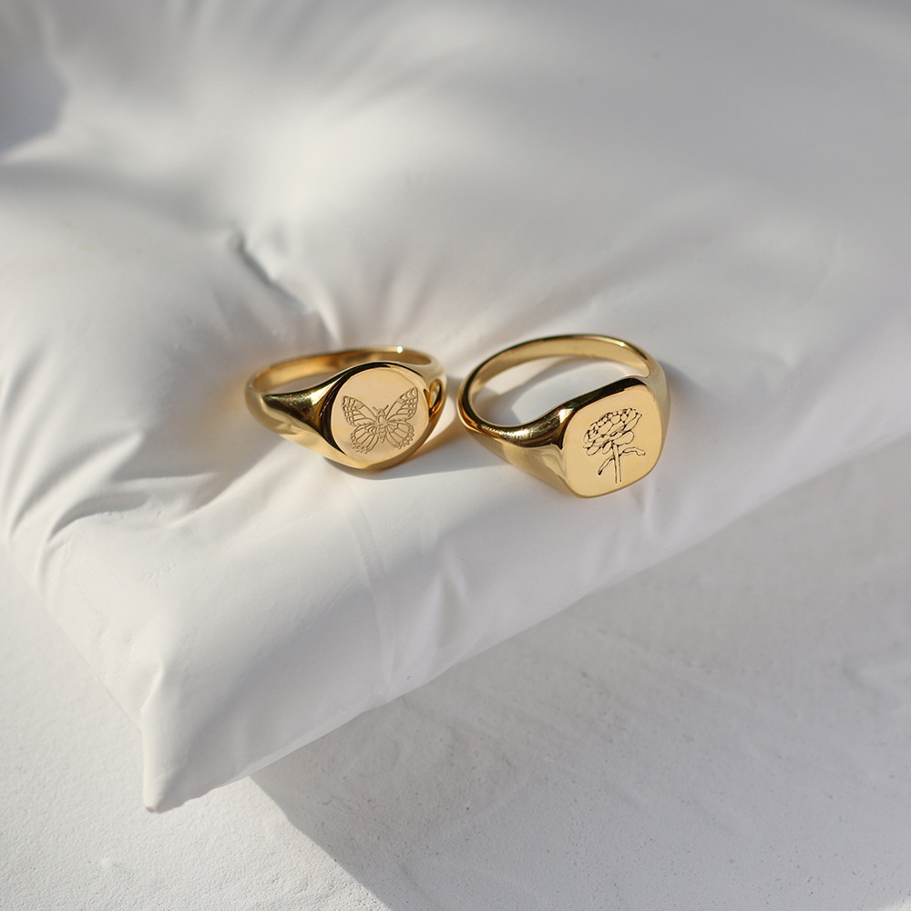 PVD Coated Real Gold Plated 18K Gold Bow Knot 304 Stainless Steel Fashion Waterproof Non Tarnish