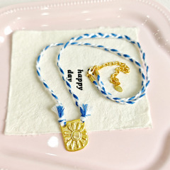 XL0211 Sun Pony Brand Blue Braided Rope