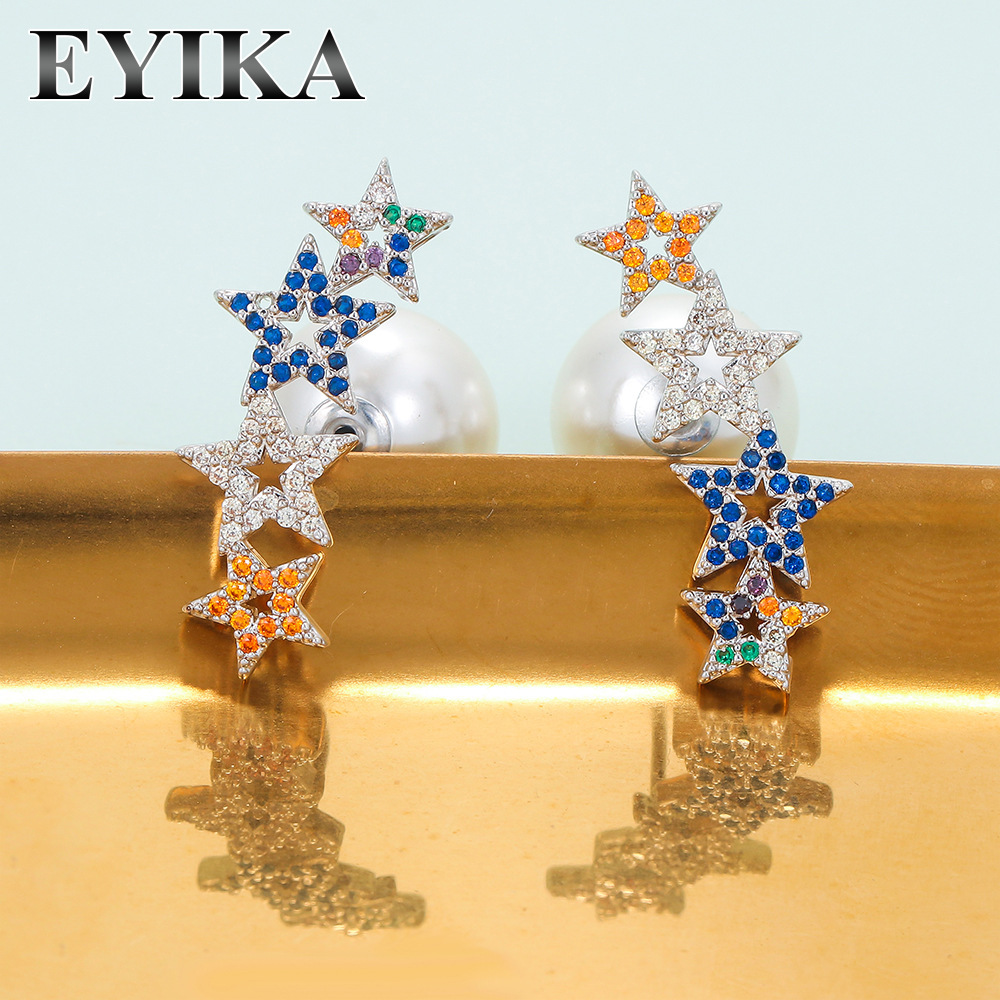 Copper Geometric Zircon