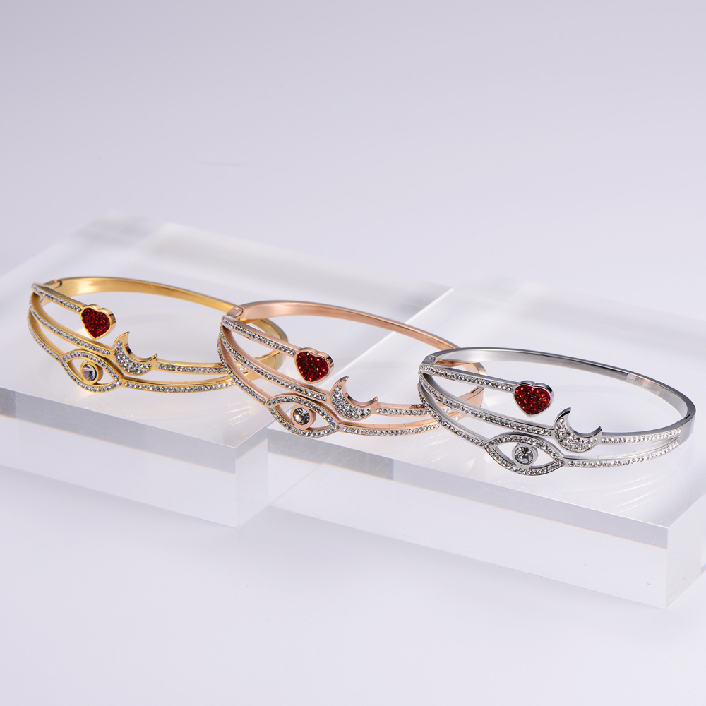 Simple Style Crown Stainless Steel 18K Gold Plated Rose Gold Plated Artificial Rhinestones In Bulk