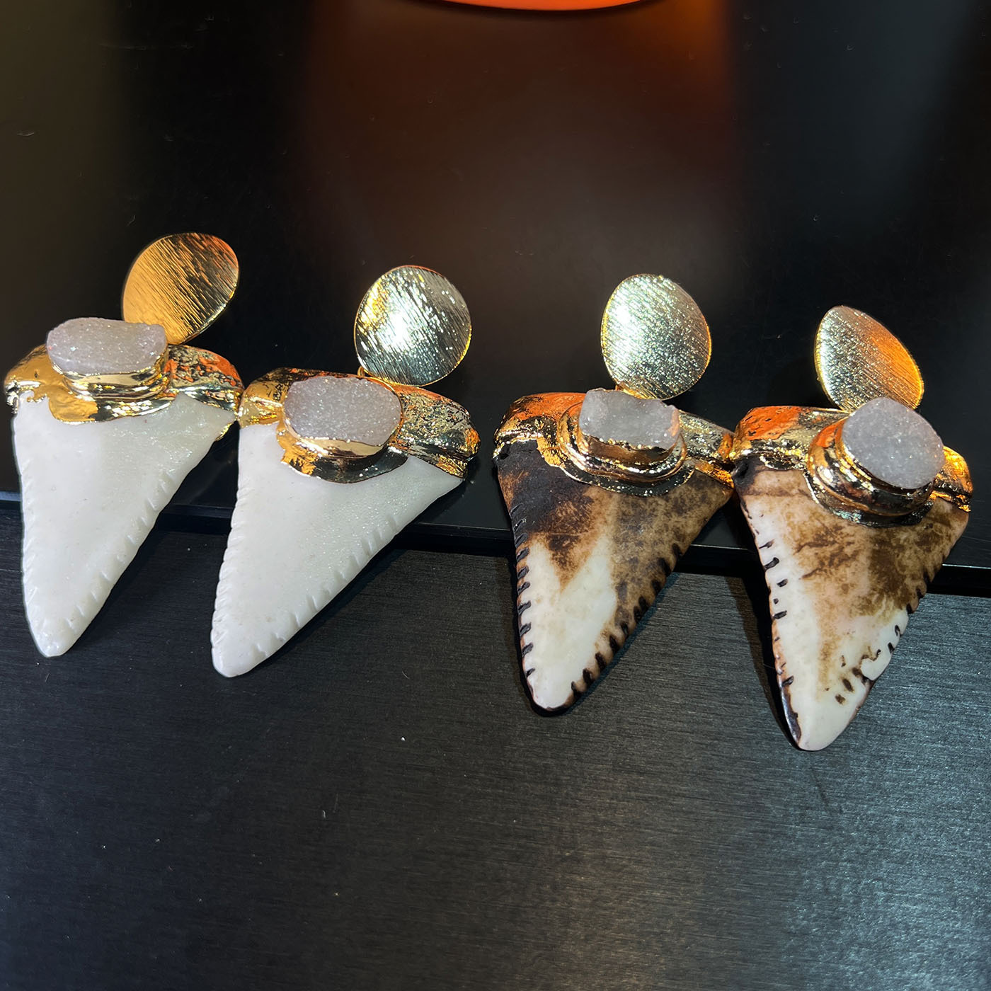 Creative Agate Stone Skull Bracelet