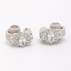 01 White K A-92 (1 Pair of Ear Hooks, Headphones Not Included)