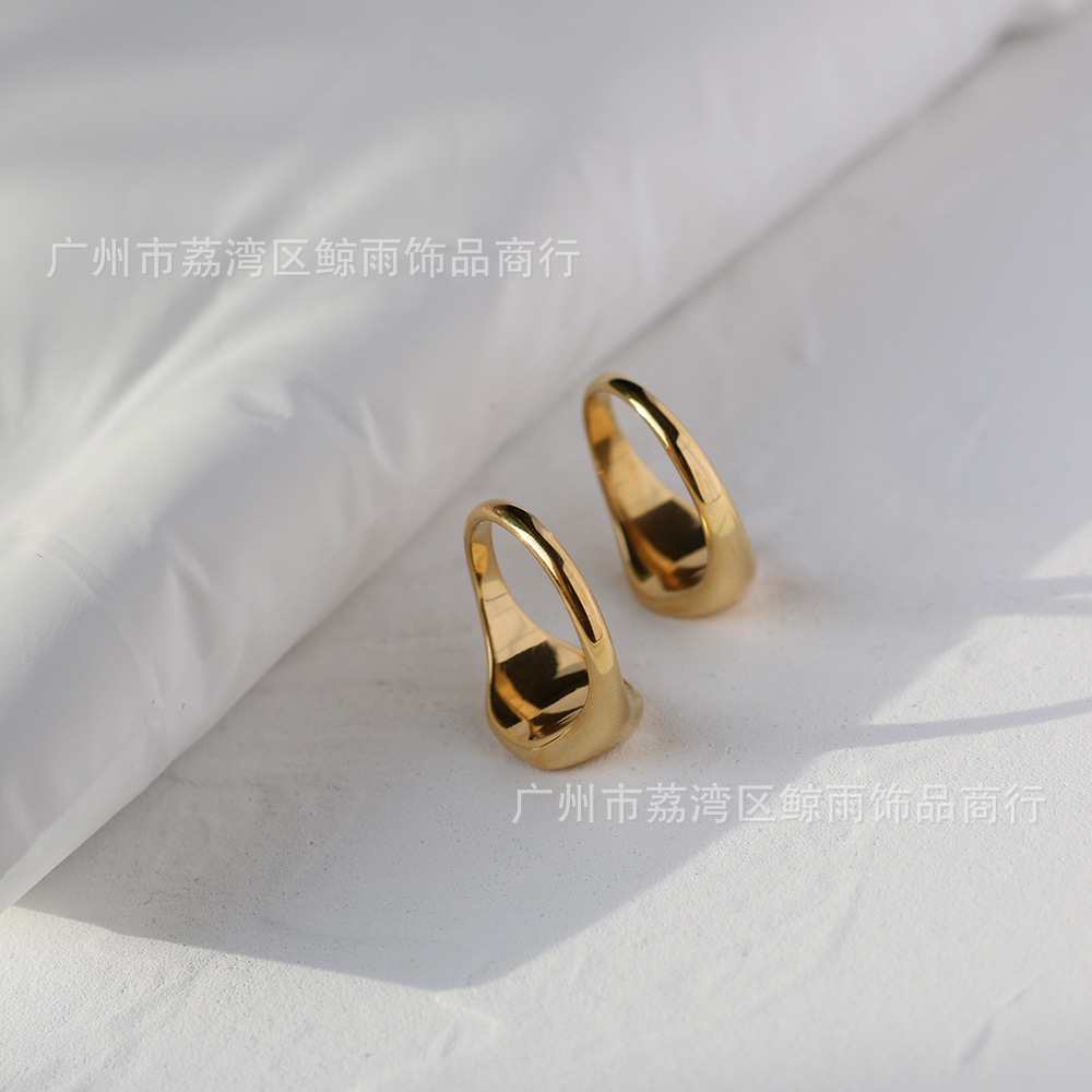 PVD Coated Real Gold Plated 18K Gold Bow Knot 304 Stainless Steel Fashion Waterproof Non Tarnish