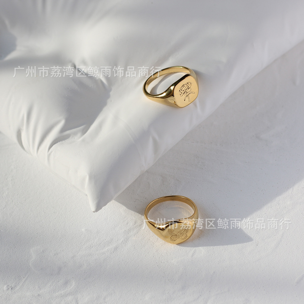PVD Coated Real Gold Plated 18K Gold Bow Knot 304 Stainless Steel Fashion Waterproof Non Tarnish