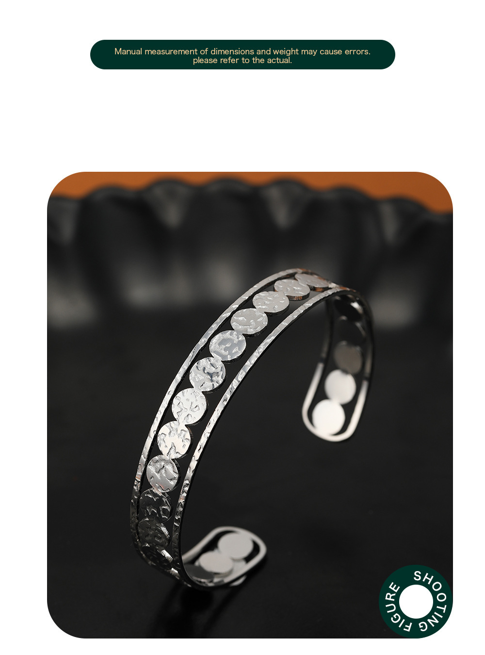 Vacuum Plating Real Gold Plated C Shape 304 Stainless Steel Fashion Waterproof Non Tarnish Bangle
