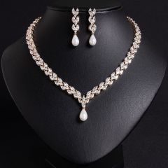 White Zirconium with Gold Background