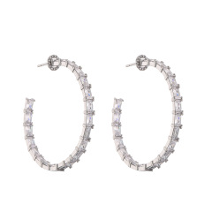 White Gold Color 1 Pair