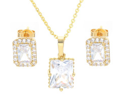 Gold White Zirconium