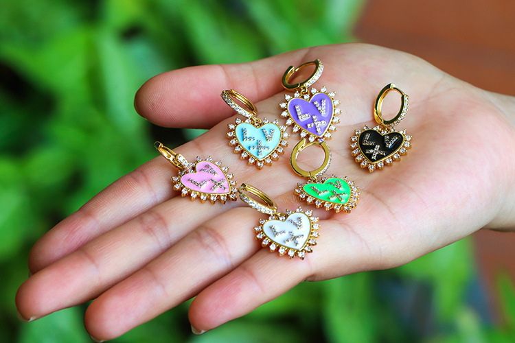 Copper Plating Geometric Zircon