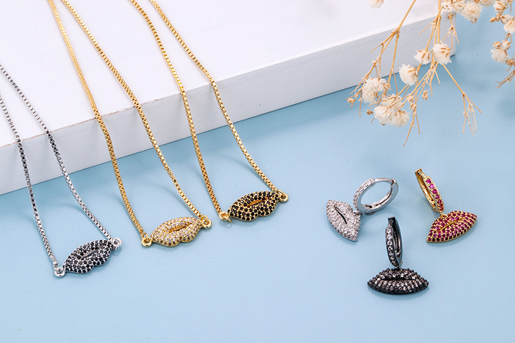 Fashion Geometric Diamond Copper Earrings