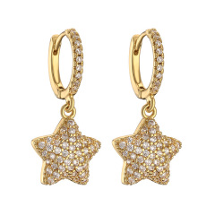 Golden White Diamond 1 Pair