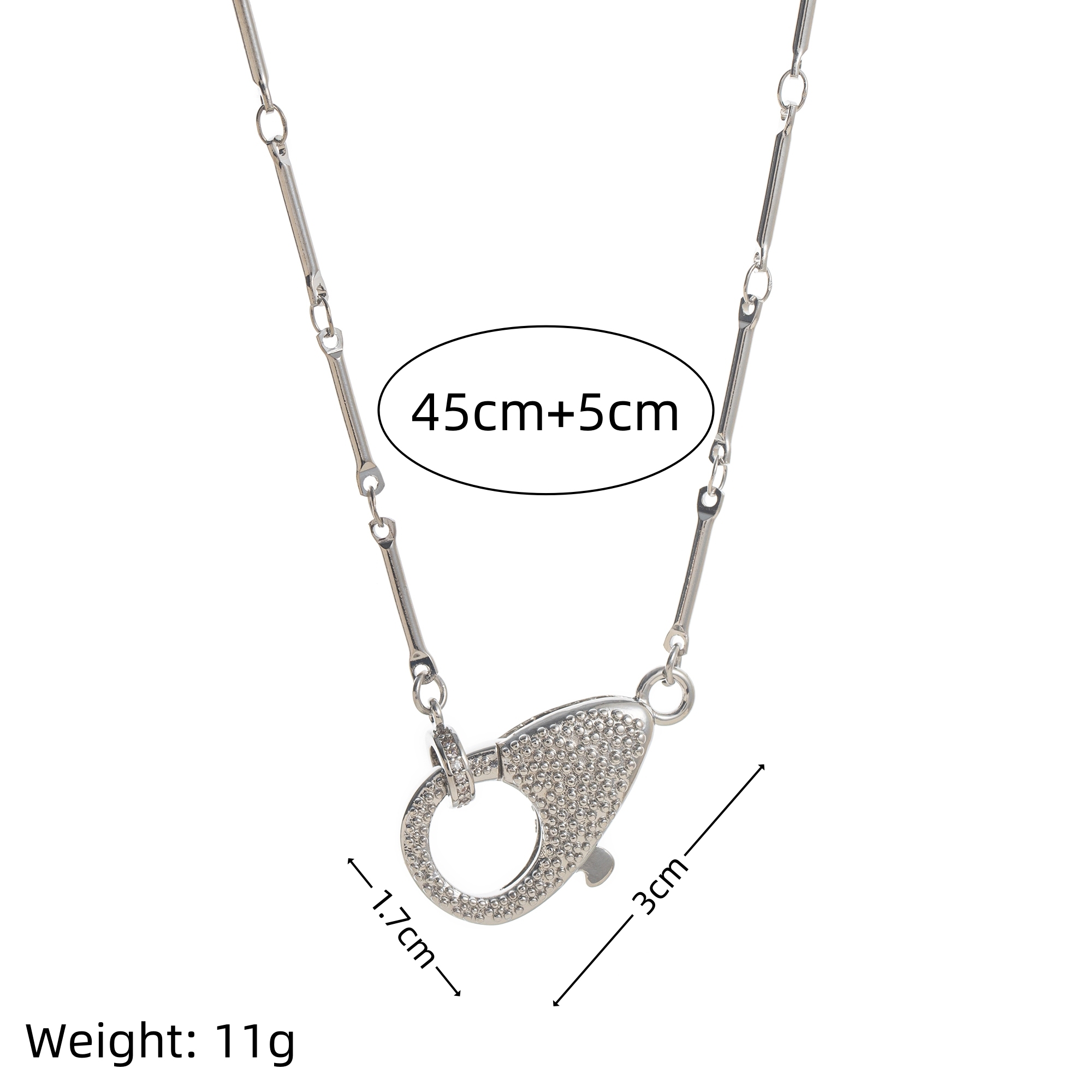14K Gold Plated Lobster Clasp Necklace With Diamond Star Design Color Retention Luxury Lightweight Jewelry For Women