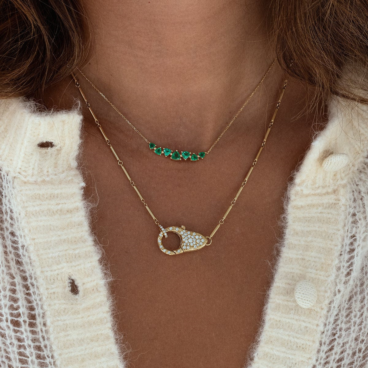 14K Gold Plated Lobster Clasp Necklace With Diamond Star Design Color Retention Luxury Lightweight Jewelry For Women