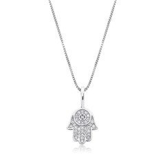 925 Silver Palm Silver (Default Delivery 24inch Box Chain)