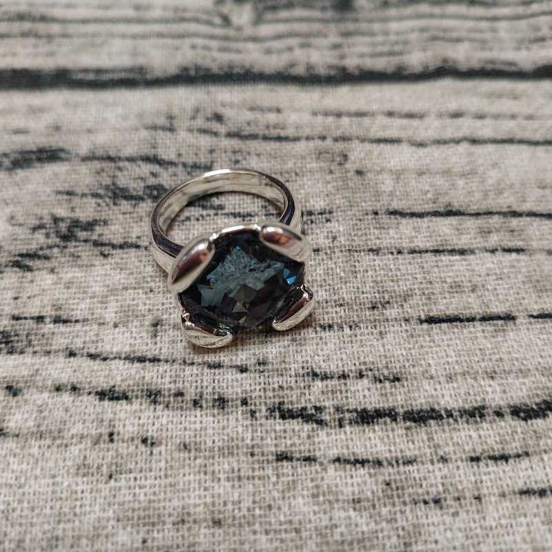 Wholesale Jewelry Classic Style Geometric Copper Crystal Plating Rings