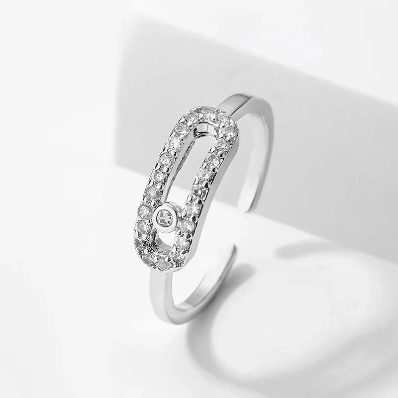 Classic Double Layer Geometric Necklace Earrings Ring Bracelet Set Luxury Fashion Jewelry Accessories For Women