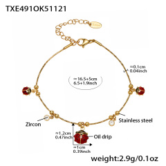 TXE491- Gold Bracelet 16+5cm