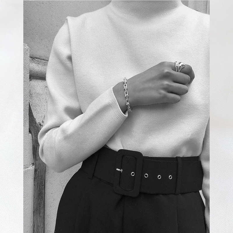 PVD Coated Real Gold Plated 18K Gold U Shape 304 Stainless Steel Fashion Waterproof Non Tarnish 304 Stainless Steel Bracelets