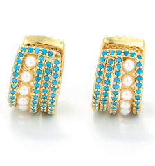 Gold-Blue Zirconium