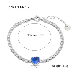 NMSB-E137-12 Steel Blue Diamond