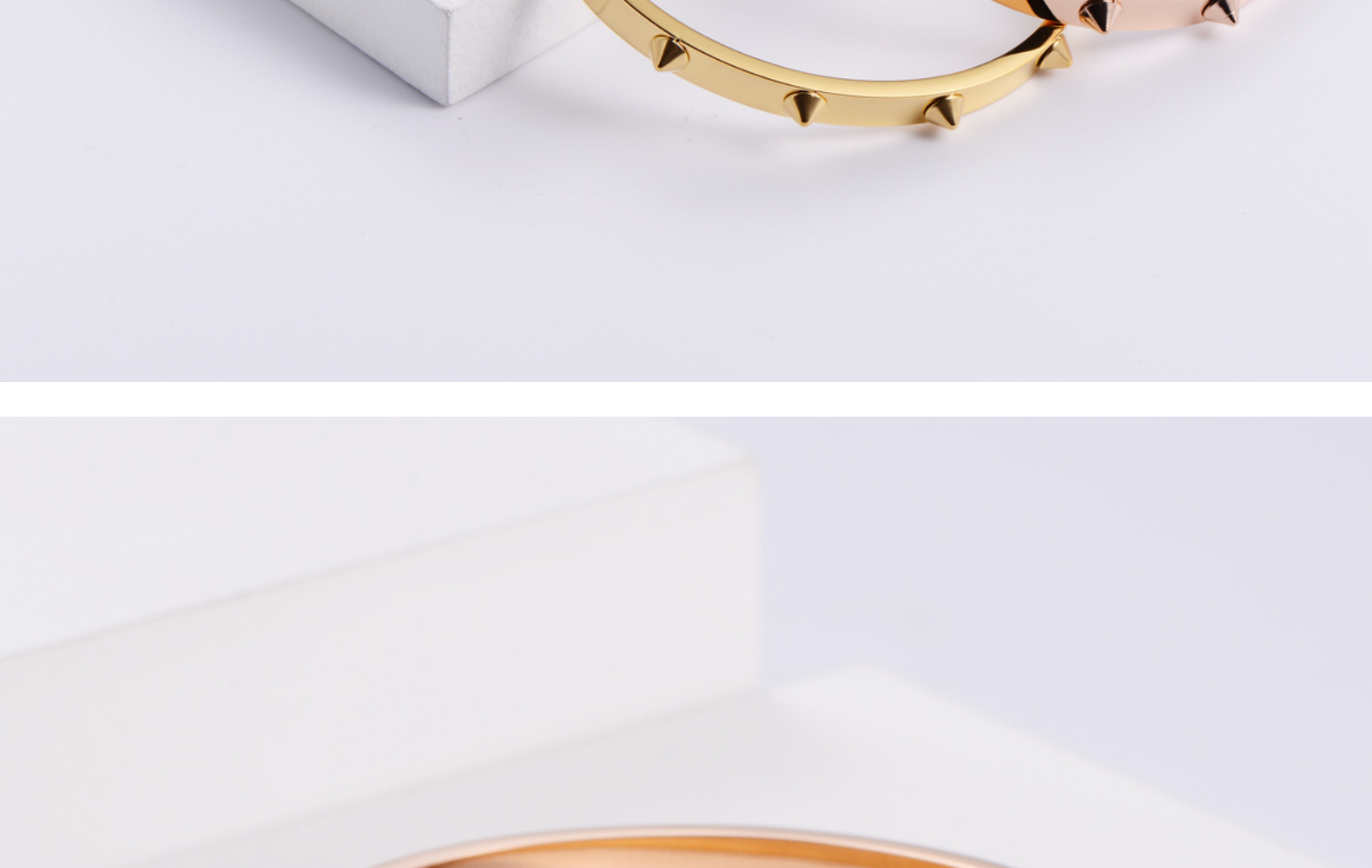 PVD Coated 18K Gold Plated Stainless Steel Waterproof Non Tarnish